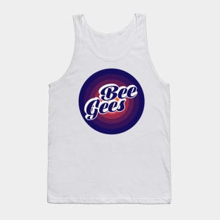 BEE GEES - BLURN CIRCLE Tank Top